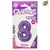 GLOBO METALIZADO CHICO VIOLETA 8 - comprar online