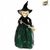 BRUJA CON ESCOBA VESTIDO LARGO 46x21x21cm - comprar online
