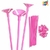 PALITO PARA GLOBOS CON SOPORTE x 42cm - Bolsa x 25un. ROSA - comprar online