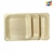 PLATO DE MADERA CUADRADO 15cm x 12un
