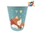 VASO DE POLIPAPEL ZORRO x 6 unidades