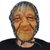 MASCARA DE LATEX ABUELITA CON PAÑUELO