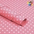 GOMA EVA IMPRESA ROSA LUNARES BLANCOS 60x40cm x 10 unidades GELRS