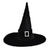 GORRO BRUJA CON HEBILLA STRASS