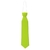 CORBATA PLASTICA NEON FLUO AMARILLA