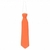 CORBATA PLASTICA NEON FLUO NARANJA