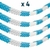 GUIRNALDA PANAL ARGENTINA 200x8x6 Cm - Bolsa x 4 unidades
