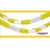 GUIRNALDA PANAL AMARILLO Y BLANCO 200x8x6 Cm - Bolsa x 4 unidades