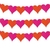 GUIRNALDA CORAZÓN ROJO 360x18x17,1 Cm