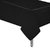 MANTEL PLASTICO LISO NEGRO 130x180 Cm