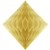DECORACION DIAMANTE DORADO 20 Cm