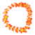 COLLAR HAWAII HULA FLORES NARANJA
