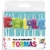 VELAS FORMAS - SET FELIZ CUMPLE X 11 PIEZAS