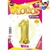 GLOBO METALIZADO GRANDE - DORADO N.1 - comprar online