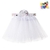 TUTU BLANCO GLITTER *PRIMA BALERINA*25 CM NIÑOS