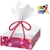 KIT BANDEJA + CELOFAN + CINTA CORAZONES 20x20cm
