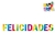 BANNER *FELICIDADES* MULTICOLOR METALIZADO (DIY) 200cm