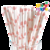 SORBETES DE POLIPAPEL CORAZONES x 24 unidades