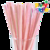SORBETES DE POLIPAPEL IRIDISCENTES ROSAS x 24 unidades
