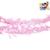 GUIRNALDA BOA ROSA PASTEL CON ESTRELLAS 180 cm