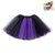 TUTU BICOLOR VIOLETA+NEGRO 25cm NIÑOS