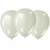 GLOBBY 12" PERLADO METALIZADO BLANCO x 25 unidades - comprar online