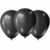 GLOBBY 12" PERLADO METALIZADO NEGRO x 25 unidades - comprar online