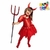 DISFRAZ DIABLITA CON TULL (capa con capucha y cuernos) TALLE 2 DIN67-T2