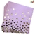 SERVILLETA DE PAPEL *ROSA LUNARES DORADOS* x 12 unidades
