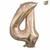 GLOBO METALIZADO CHICO CHAMPAGNE GOLD 4 - comprar online