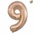 GLOBO METALIZADO CHICO CHAMPAGNE GOLD 9 - comprar online