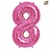 GLOBO METALIZADO CHICO ROSA 8 - comprar online