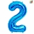 GLOBO METALIZADO CHICO CELESTE 2 - comprar online
