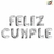 GLOBO METALIZADO SET PLATEADO FELIZ CUMPLE 40cm