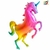 GLOBO METALIZADO FORMA UNICORNIO 86,5x128 cm APTO HELIO - comprar online