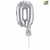 MINI GLOBO METALIZADO NUMERO 0 - comprar online