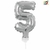 MINI GLOBO METALIZADO NUMERO 5 - comprar online