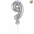 MINI GLOBO METALIZADO NUMERO 9 - comprar online