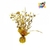 PESA PARA GLOBOS CENTRO DE MESA DORADO 7cm x 30cm, 182gr - comprar online