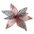 FLOR ROSA CON GLITTER MEDIANA 20X20