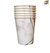VASO DE POLIPAPEL ROSA GOLD x 6 unidades