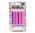 VELAS IMPRESAS VIOLETAS MAGENTAS Y ROSAS C/ CORONA - Bl x 8u