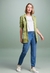 Camisa Oversized Moletom Jeans