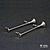 LESU - Par de buzina aberta em metal 1/14 - GW-K004