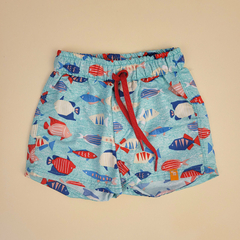 BV024- Short de baño estampado-Islandia