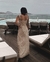 Vestido laise drapeado Sylvie - comprar online