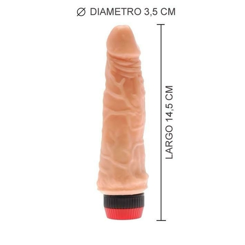 Consolador Siliconado Super Pequeño Vibrador