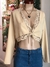 CAMISA BEIGE PUNTILLA - OROZCAS
