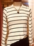 CAMISETA BLANCA CON RAYAS NEGRAS en internet