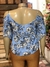 BLUSA ESTAMPA CELESTE en internet